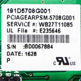 WB27T11085 GE Frame Board Asm