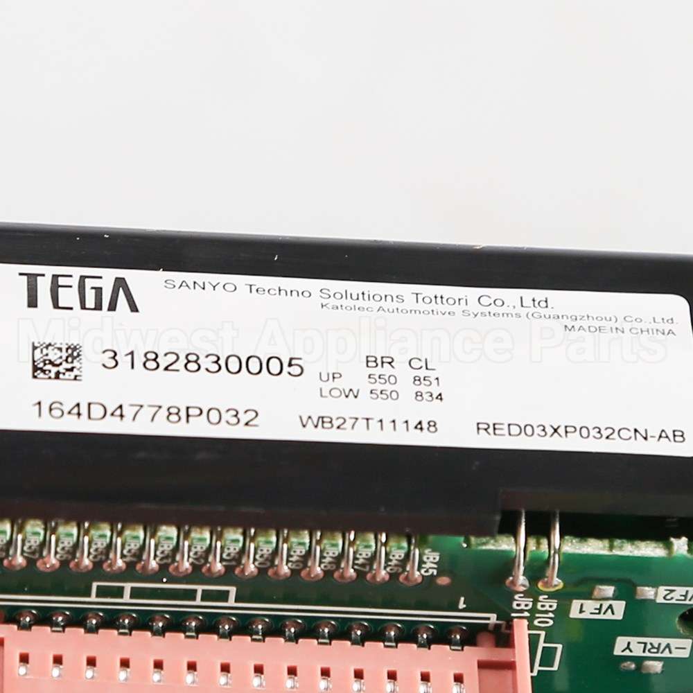 WB27T11148 GE Control Oven