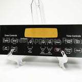 WB27T11229 GE Range Electronic Control Overlay - Black
