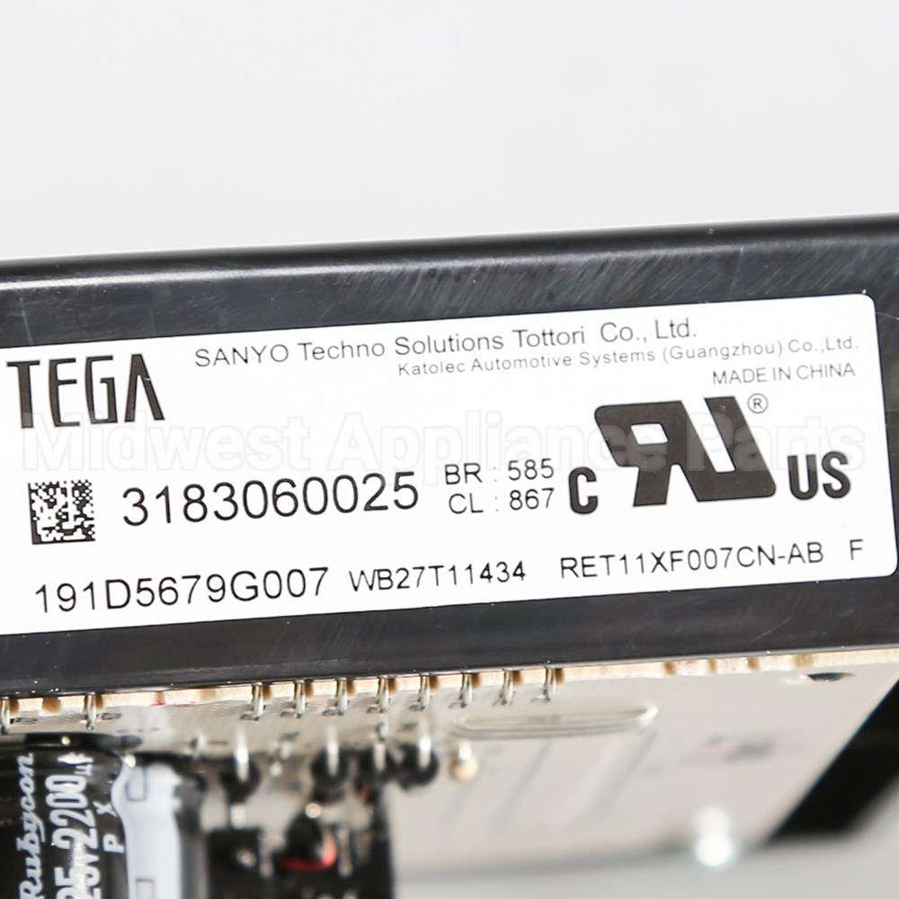 WB27T11434 GE Board Housing Asm