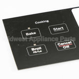 WB27T11511 GE Range Faceplate - Black