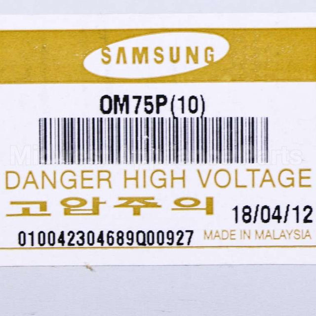 WB27X10735 GE Magnetron Asm