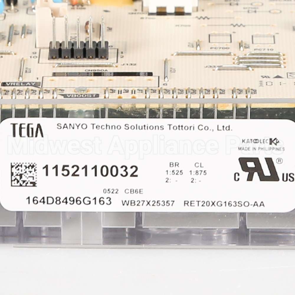 WB27X25357 GE Control Board T012 Ele