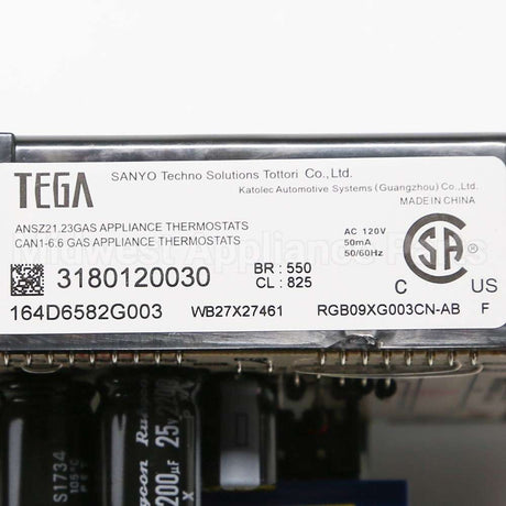 WB27X27461 GE Erc3B2K5 Oven Control