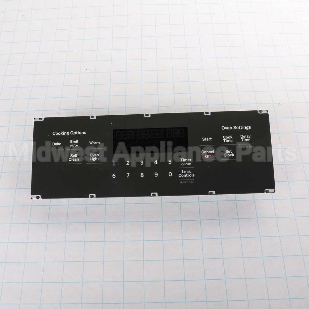 WB27X32140 GE Oven Control And Overlay Asm