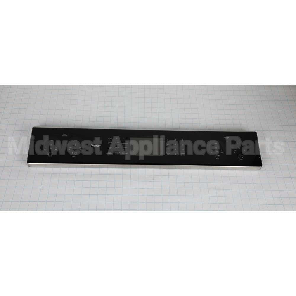 WB27X33633 GE Black Stainless Control Panel Overlay W/