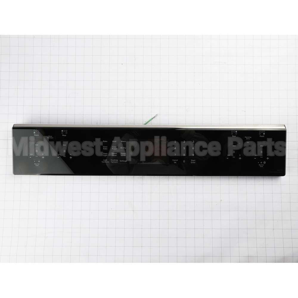 WB27X43578 GE Stainless Control Panel Overlay W/ Wifi