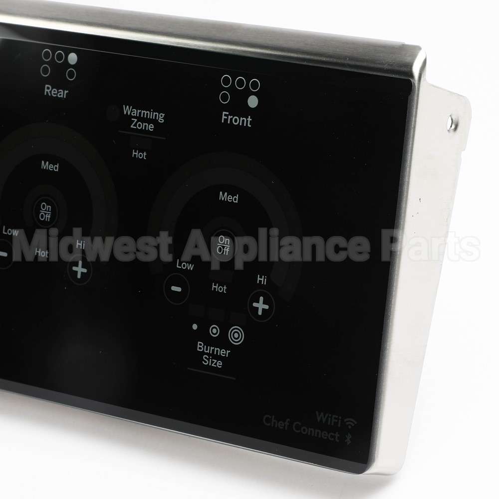 WB27X43578 GE Stainless Control Panel Overlay W/ Wifi