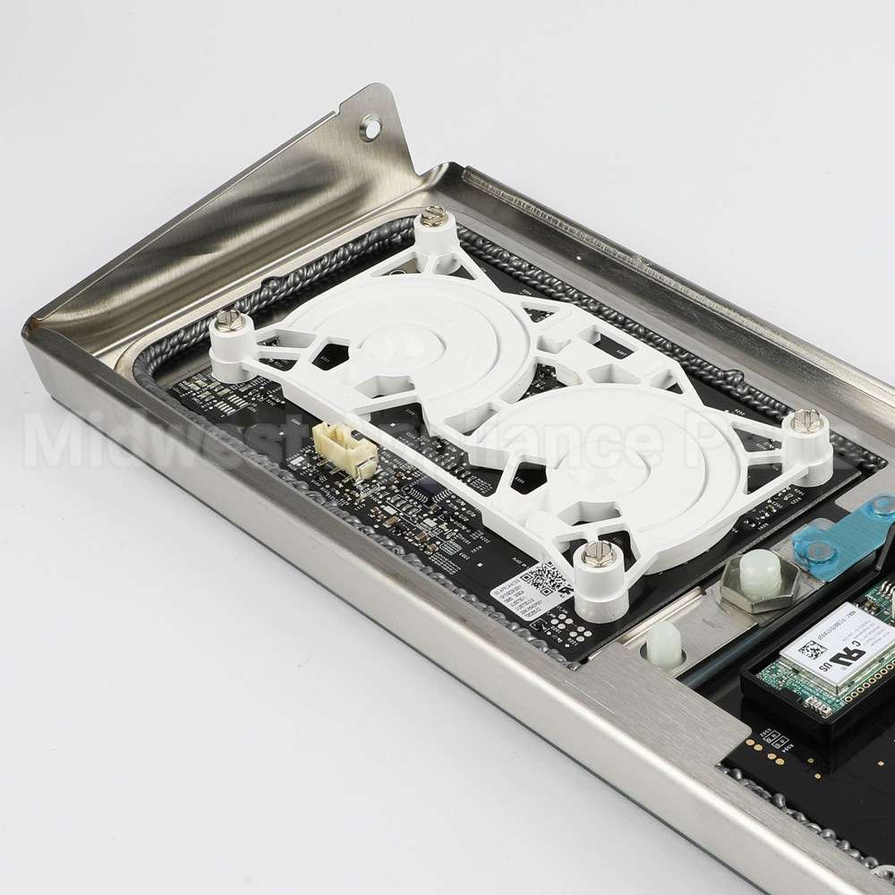 WB27X43579 GE Stainless Control Panel Overlay W/ Wifi