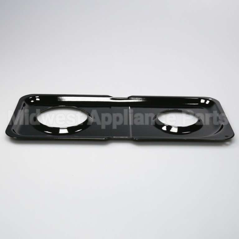 WB34K10009 GE Range Double Drip Pan-Right - Blk Porc