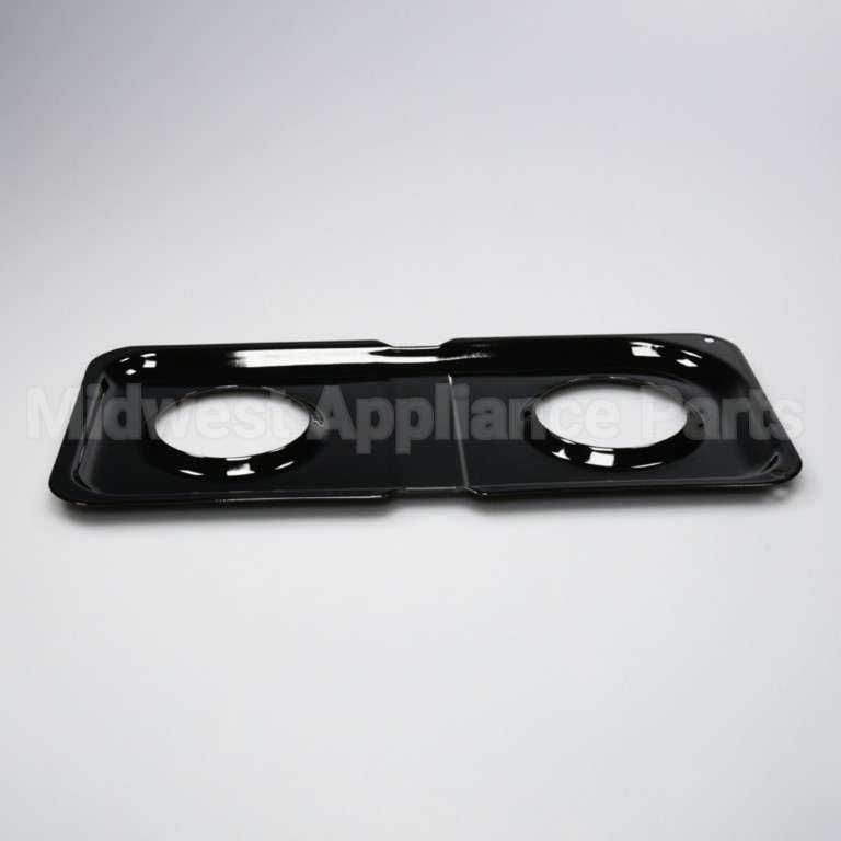 WB34K10010 GE Burner Pan, Left (Bk)