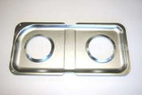 WB34K10013 GE Range Double Drip Pan - Right Side; Gray