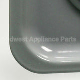 WB34K10014 GE Double Gray Porcelain Pan Left Side-Gas