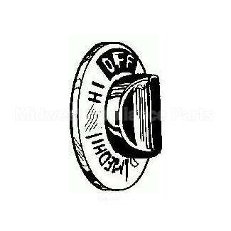 WB3X464 GE Knob S U