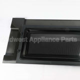 WB56X26203 GE Microwave Door - Black & Stainless Steel
