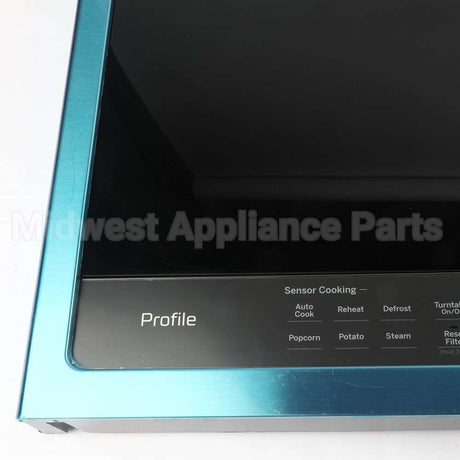 WB56X26203 GE Microwave Door - Black & Stainless Steel