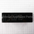 WB56X34986 GE Black Control Panel Asm