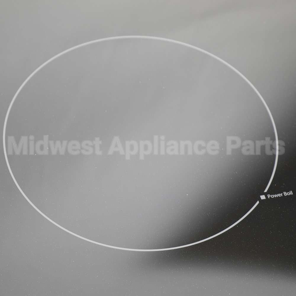 WB62X20907 GE Rangetop Glass Asm (Bk)