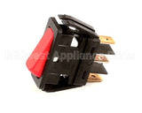 WC-166 Wilbur Curtis Switch, Warmer (Red) 250V Neon