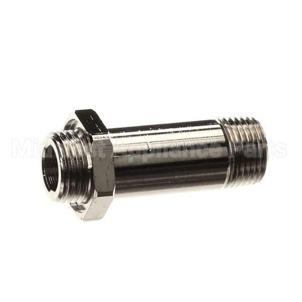 WC-2929P Compatible Curtis Fitting, 1/2 Nipple/Nut Plated