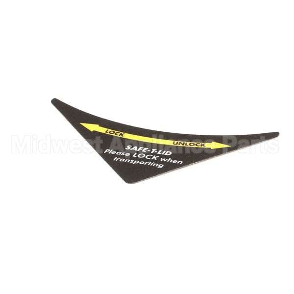 WC-38151 Compatible Curtis Label, Lock/Unlock Gem-3