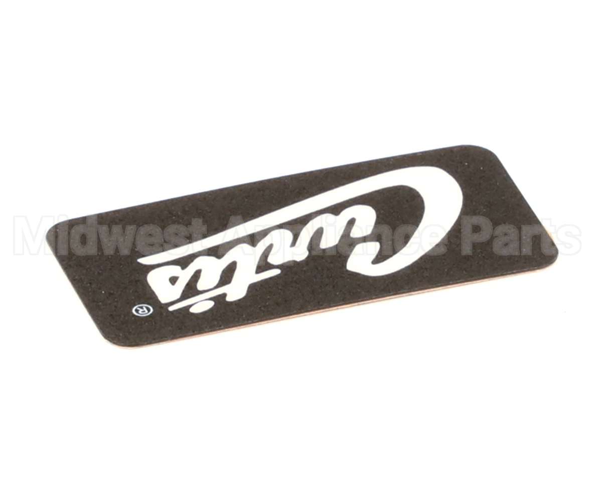 WC-38198 Wilbur Curtis Label, Cover-Up Black W/Curtis