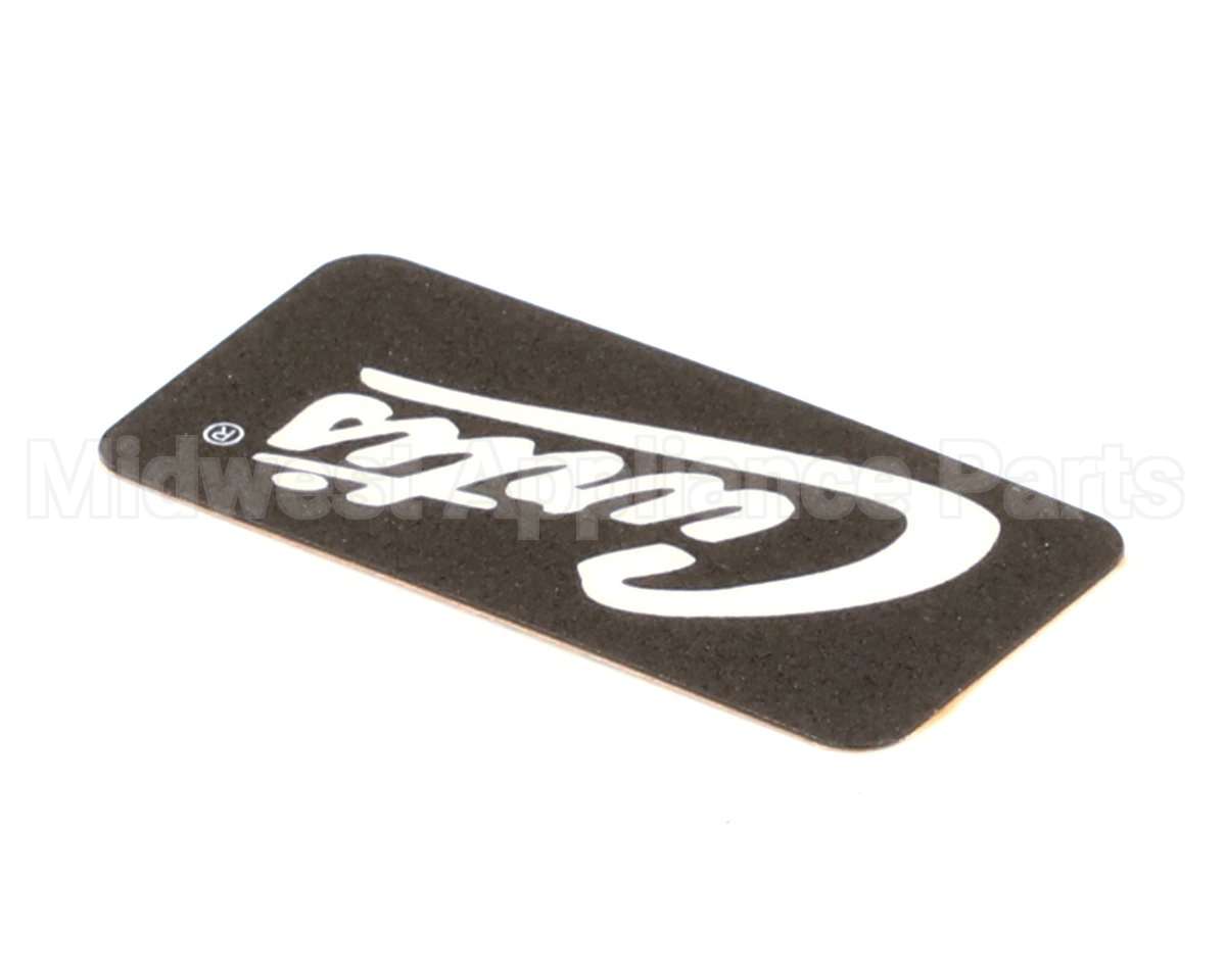 WC-38198 Wilbur Curtis Label, Cover-Up Black W/Curtis