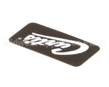 WC-38198 Wilbur Curtis Label, Cover-Up Black W/Curtis