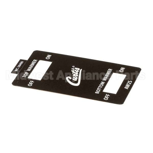 WC-38406 Compatible Curtis Label, Front Panel Aw-2S Alp-5