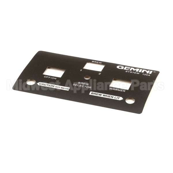 WC-3920T Compatible Curtis Label, Sw Panel Gem-120A Curti