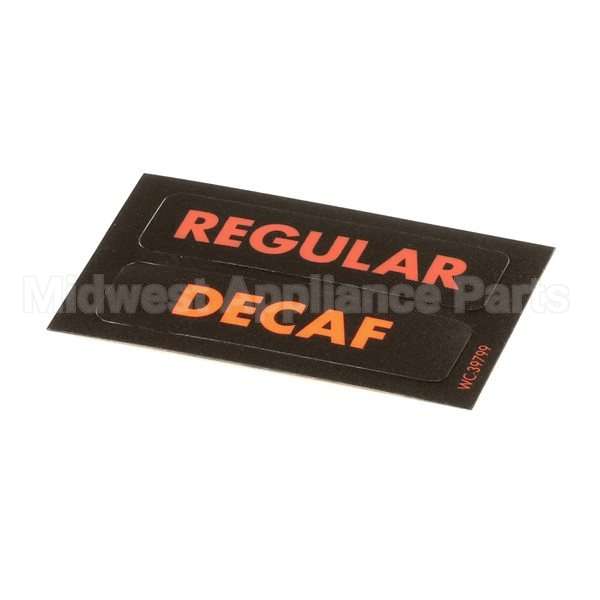 WC-39799 Compatible Curtis Label, Ucm Overlay Regular Dec