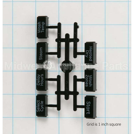 WD09X10091 GE Button And Graphics Asm