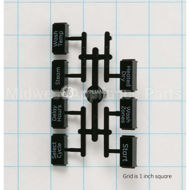 WD09X10091 GE Button And Graphics Asm