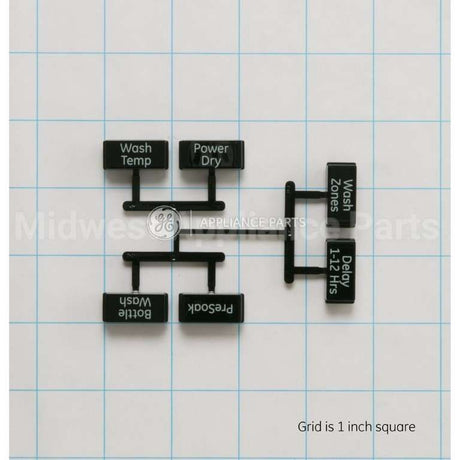 WD09X20233 GE Button And Graphics Asm