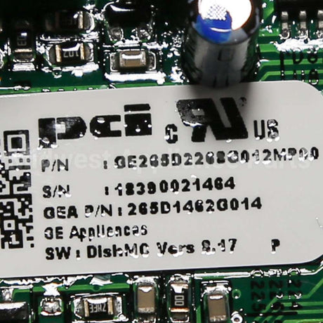 WD21X23456 GE Diswasher Control Board