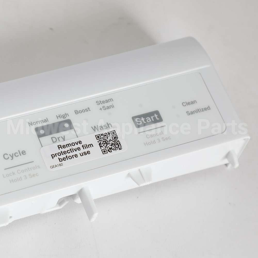 WD34X28019 GE White Control Panel Assembly
