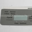 WD34X29863 GE Gray Control Panel Overlay