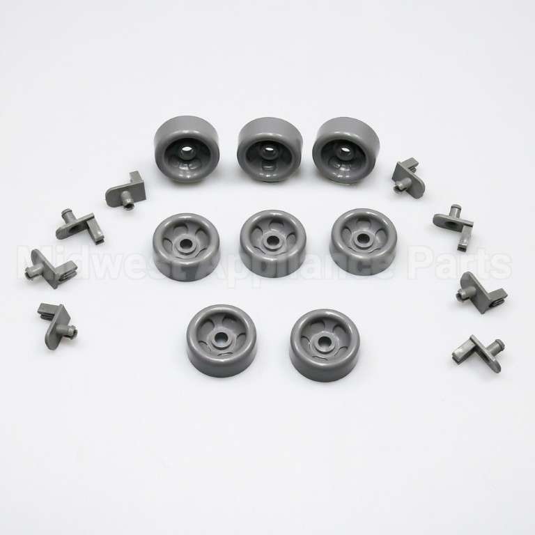 WD35X21041 GE Dishwasher Lower Rack Kit 8 Pack - Gray