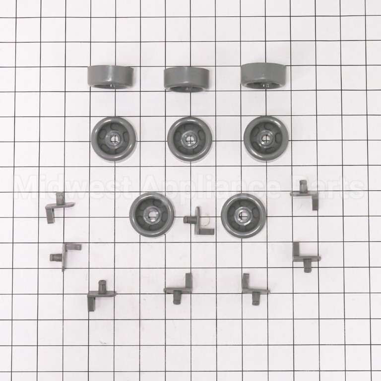 WD35X21041 GE Dishwasher Lower Rack Kit 8 Pack - Gray