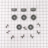 WD35X21041 GE Dishwasher Lower Rack Kit 8 Pack - Gray