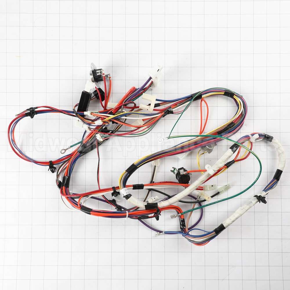 WE08X38317 GE Main Harness Electric Tl Dryer 45