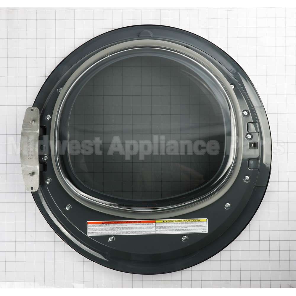 WE10X36401 GE Dryer Door Fl Dryer He Black Trim