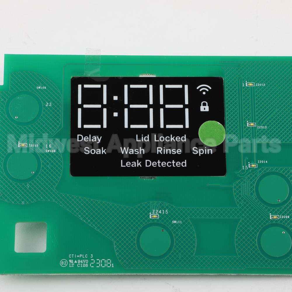 WH22X35537 GE User Interface Board Tl Washer 600/605