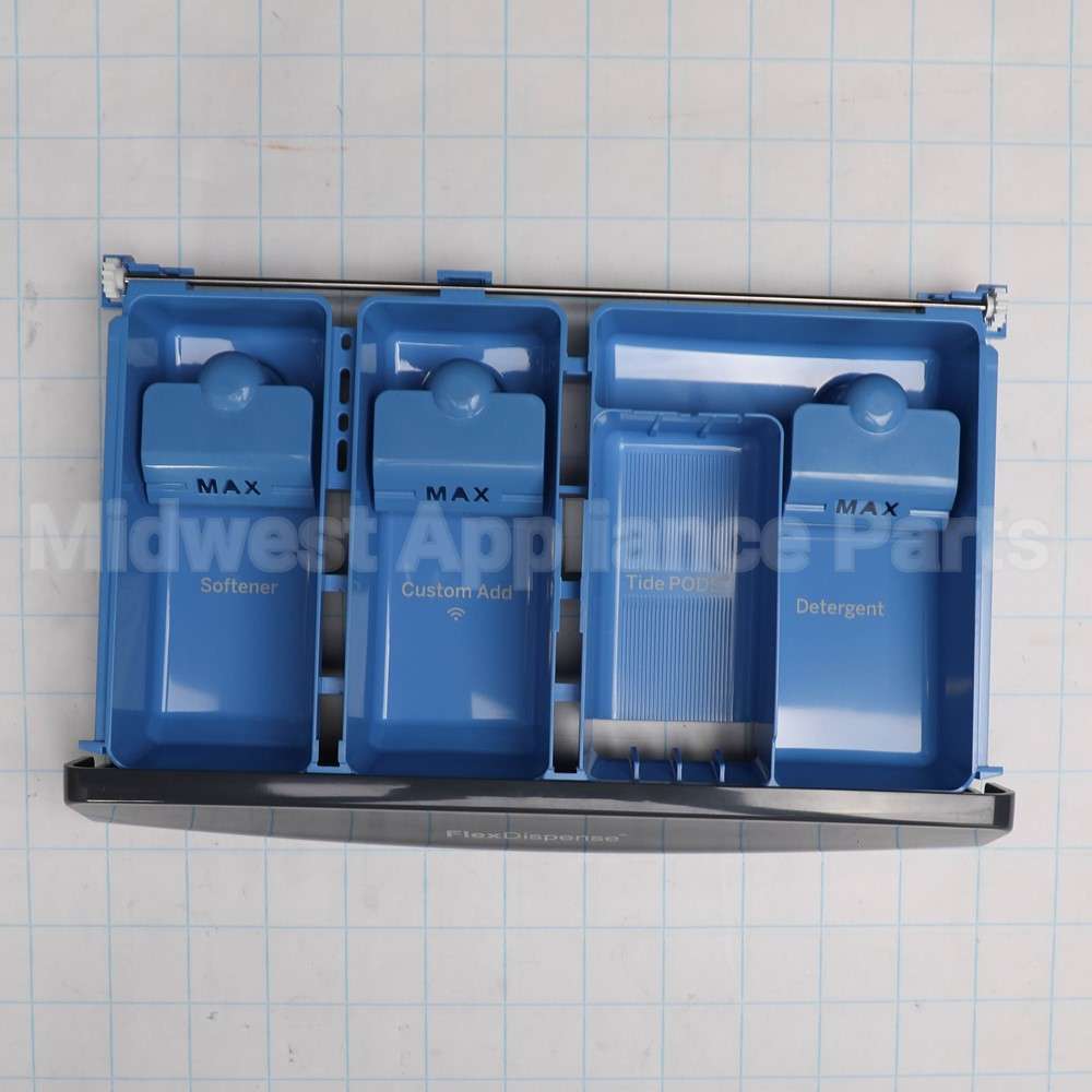 WH42X34718 GE Dispenser Drawer Assembly Diamond Gray