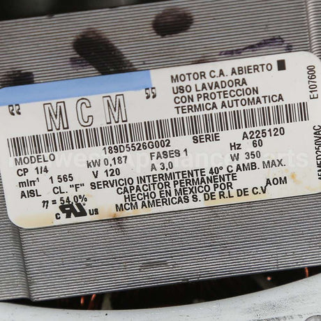 WH49X25738 GE Kit Motor And Shield Tub