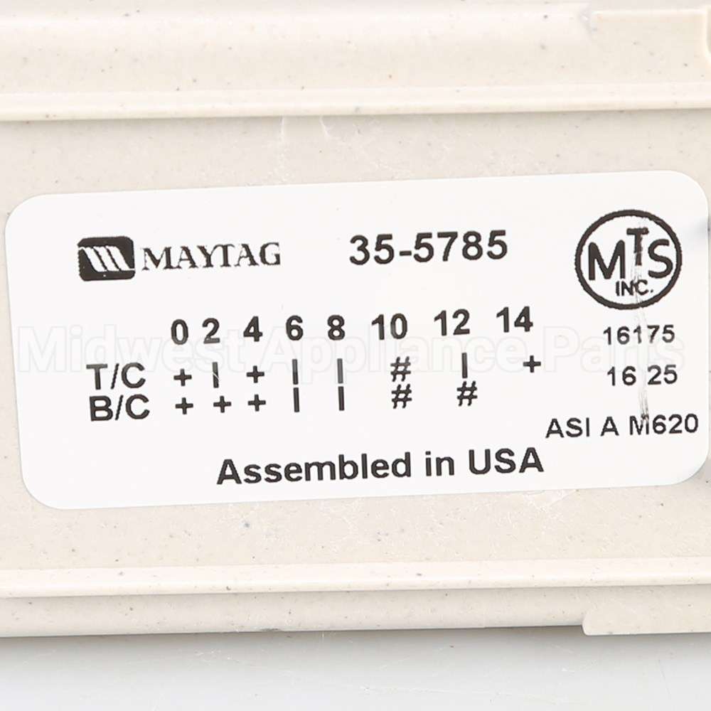 WP21001595 Whirlpool Timer