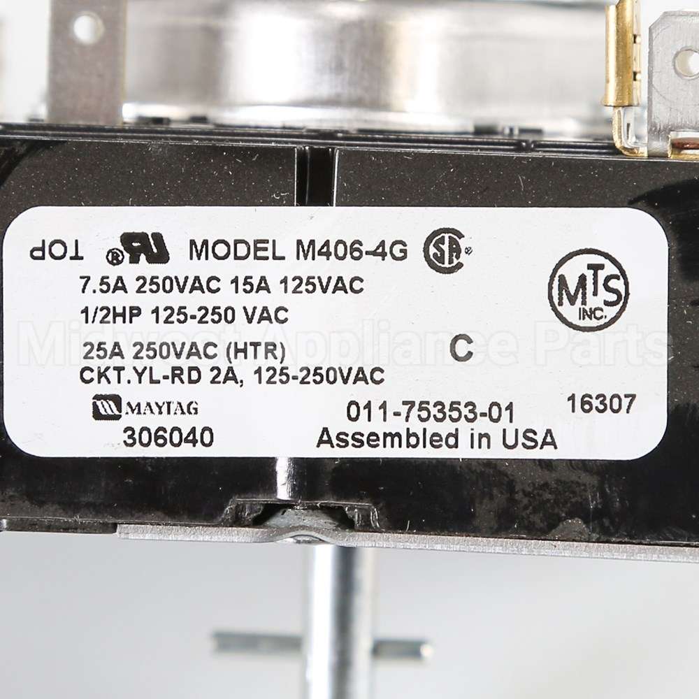 WP306040 Whirlpool Timer