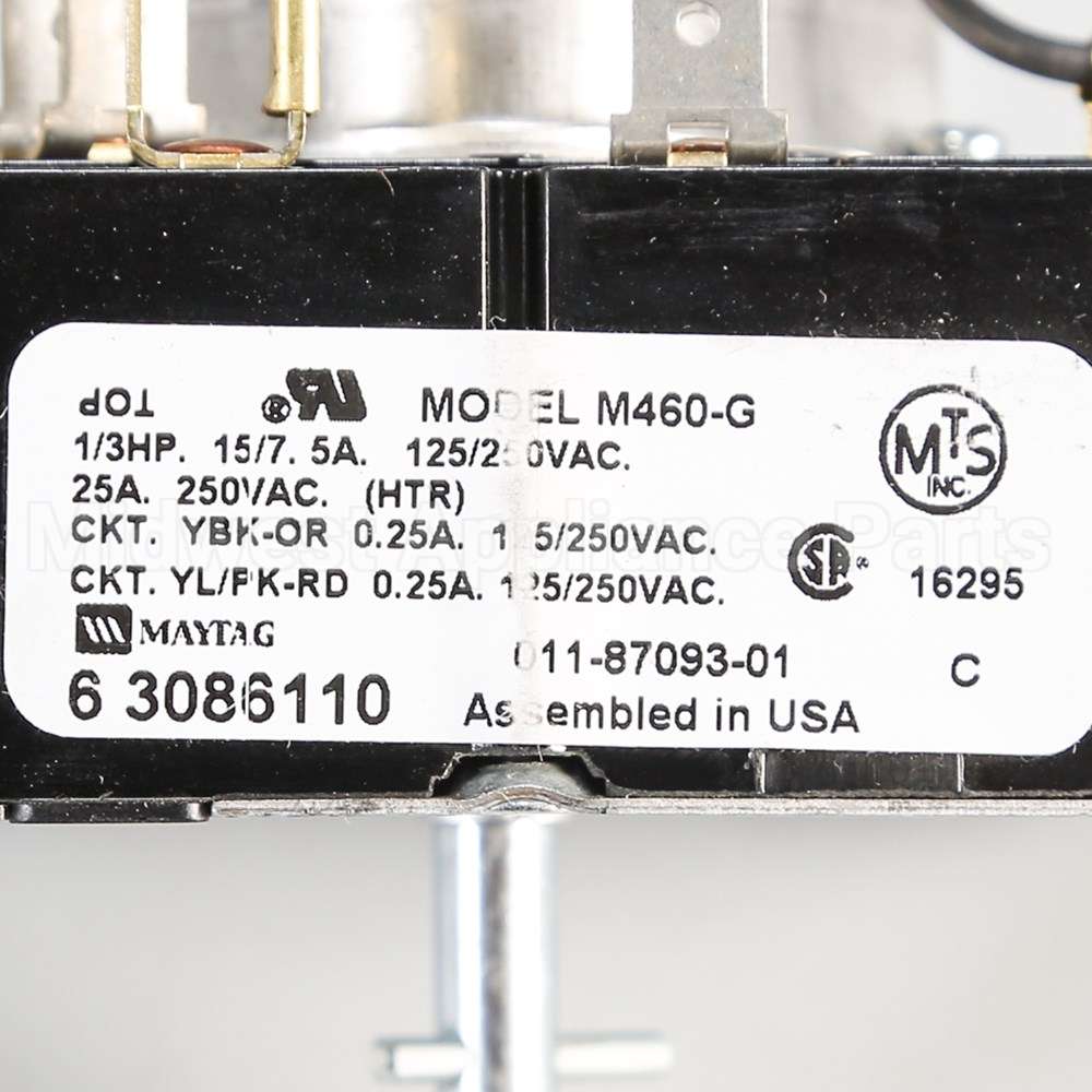 WP33001036 Whirlpool Timer