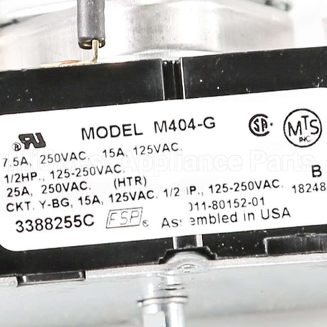 WP3388255 Whirlpool Timer