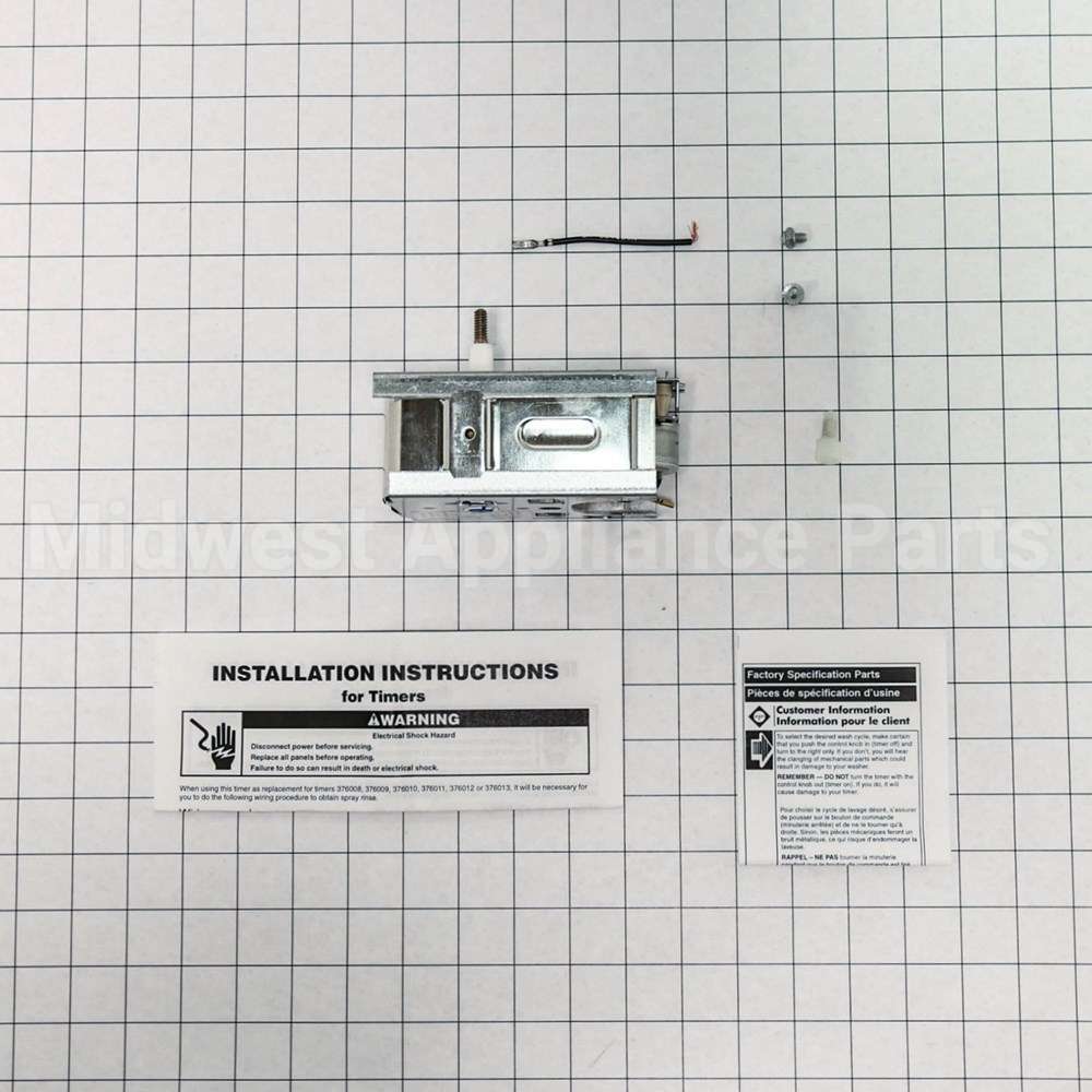 WP378133 Whirlpool Timer